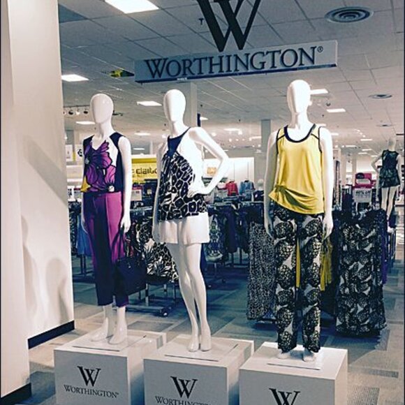 Worthington Ladies Vintage Light Tan Genuine Leather (1) Button Jacket - Picture 4 of 17